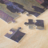 Circus Sideshow van Georges Seurat,  kunst Legpuzzel (Zijkant)