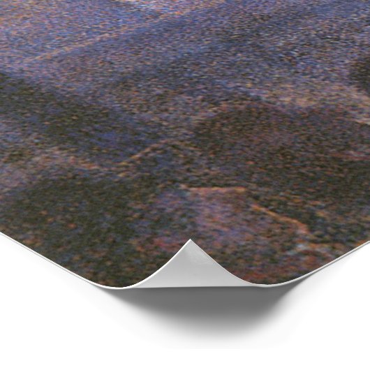 Circus Sideshow van Georges Seurat,  kunst Poster (Hoek)