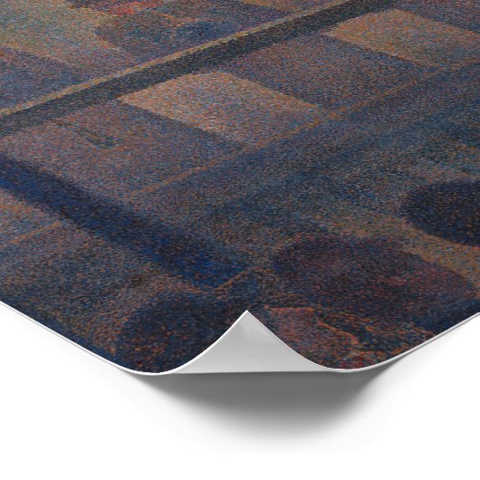 Circus Sideshow van Georges Seurat Poster (Hoek)