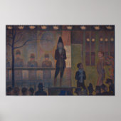 Circus Sideshow van Georges Seurat Poster (Voorkant)