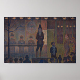 Circus Sideshow van Georges Seurat Poster