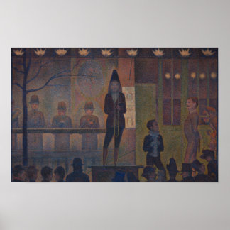 Circus Sideshow van Georges Seurat Poster
