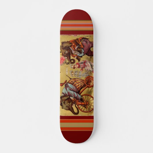 circus-skateboard persoonlijk skateboard (Voorkant)