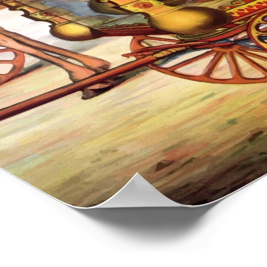  Circus Snake Handler en gekookte dieren Poster (Hoek)