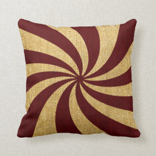 Circus Spiral Rood Kussen