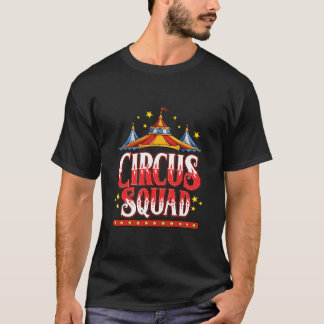Circus Squad Evenement Carnaval personeel Verjaard T-shirt