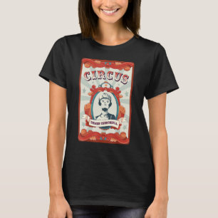 Circus-staf Badge Human Cannonball T-shirt