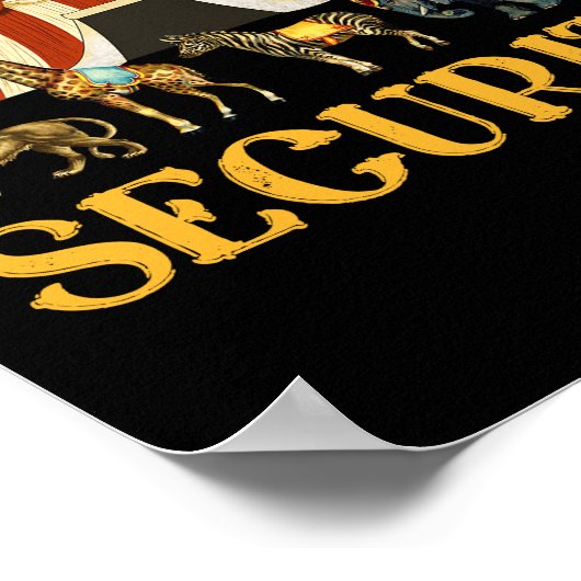 Circus Staff Party Security  Poster (Hoek)