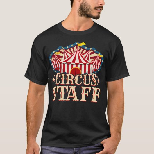 Circus Staff Shirt - Circus Party Shirt - Circus S (Voorkant)