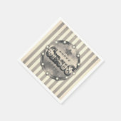  Circus Striped Stripes Party Event Aangepast Servet (Hoek)