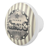  Circus Stripes Cool Unieke Aangepast Keramische Knop (Rechts)