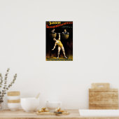  Circus Strongman Advertentie Poster (Keuken)