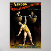  Circus Strongman Advertentie Poster (Voorkant)