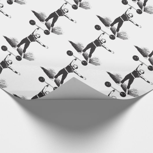 Circus Strongman inpakpapier (Hoek)