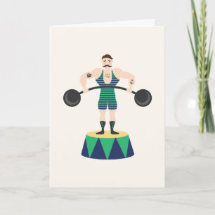 Circus Strongman Kaart