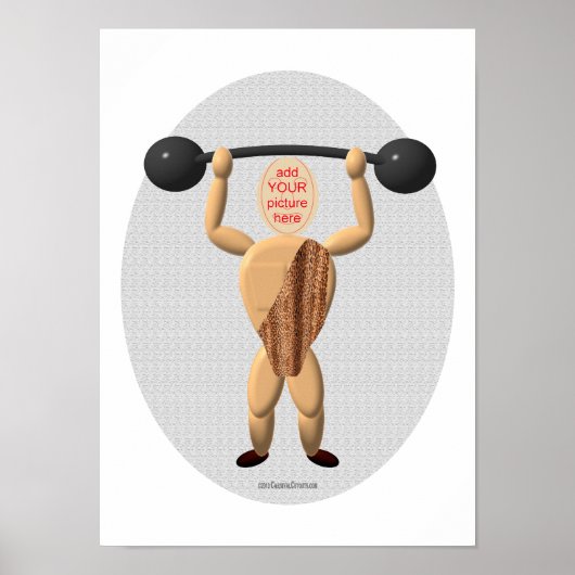Circus Strongman Poster (Voorkant)