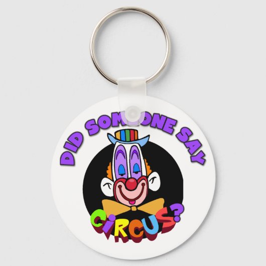 Circus T-shirts en cadeautjes Sleutelhanger (Voorkant)