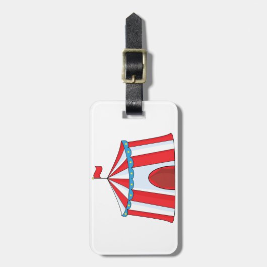 Circus Tent Bagagelabels (Voorkant verticaal)