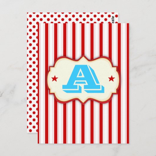 Circus Tent Carnaval maakt uw eigen aangepaste ban Briefkaart (Voorkant / Achterkant)