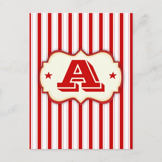 Circus Tent Carnaval maakt uw eigen aangepaste ban Briefkaart (Voorkant)