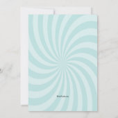 Circus Tent Carnival Invitation Kaart (Achterkant)