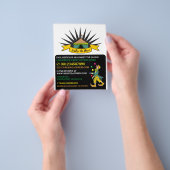 Circus Tent Clown, Kinder entertainer, clown Adver Flyer (Hand)