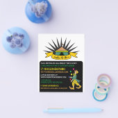 Circus Tent Clown, Kinder entertainer, clown Adver Flyer (Enkel)