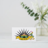 Circus Tent Clown, Kinder entertainer, clown Visitekaartje (Staand voorkant)