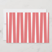 Circus Tent Elephant Birthday Extravaganza Foto Aankondiging (Achterkant)