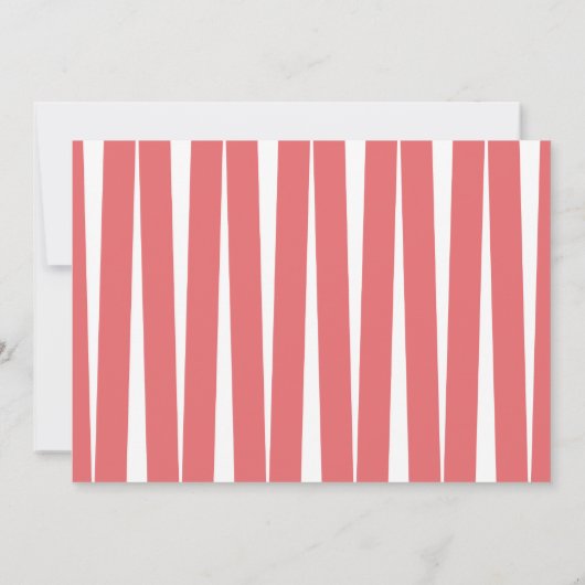 Circus Tent Elephant Birthday Extravaganza Foto Aankondiging (Achterkant)