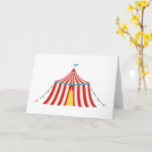 Circus Tent Kaart (Gele Bloem)