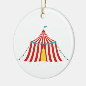 Circus Tent Keramisch Ornament (Links)