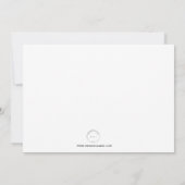 Circus Tent Party Invitation Kaart (Achterkant)