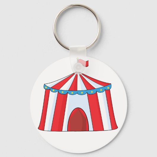 Circus Tent Sleutelhanger (Voorkant)