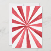 Circus Tent Verjaardag Bedankt (Achterkant)