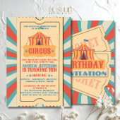 Circus Tent Verjaardag Carnaval Party Kaart