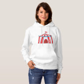 Circus Tent Vrouwen Hoodie (Voorkant volledig)