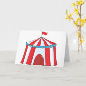 Circus tent Wenskaarten Kaart (Gele Bloem)