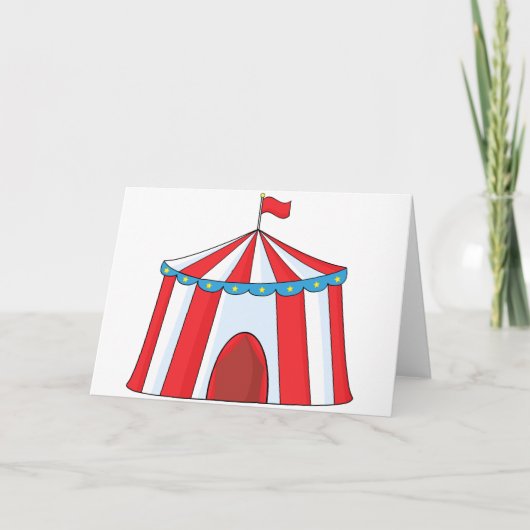 Circus tent Wenskaarten Kaart (Voorkant)