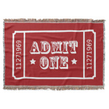 Circus Theater Movie Ticket Admit One