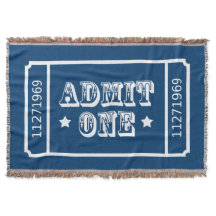 Circus Theater Movie Ticket Admit One