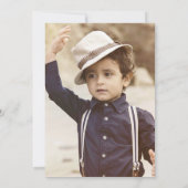  Circus Thema Birthday Party Foto Kaart (Achterkant)