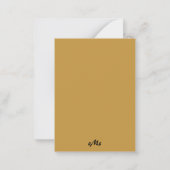 Circus thema bruiloft RSVP Notitiekaartje (Achterkant)