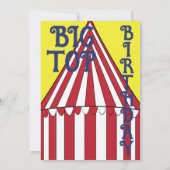 Circus Thema Feest Uitnodigingen (Achterkant)