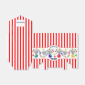 Circus Thema Gourmet Snack Party Bedankdoosjes (Uitgevouwen)