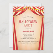  Circus Thema Halloween Kostuumfeest Kaart (Voorkant)