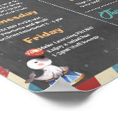 Circus Thema Leraar Waarderingsweek Poster (Hoek)