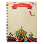 Circus-thema Notitieboek (Voorkant)