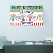 Circus Thema Olifant Carnaval Snack Bar Spandoek (Beurs)
