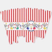 Circus thema Olifant Gourmet Snacks Party Bedankdoosjes (Ongevouwen)